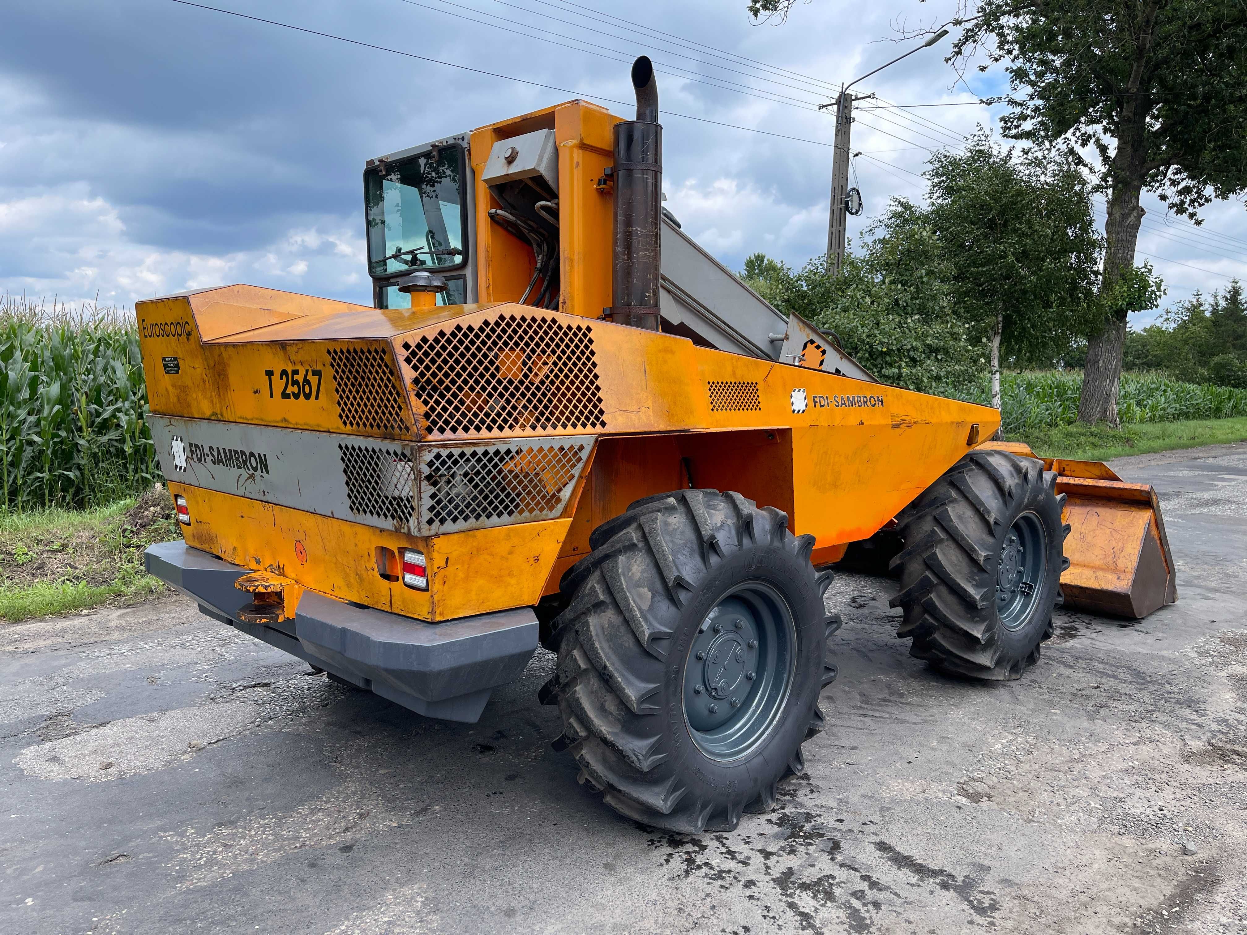 Ładowarka teleskopowa FDI SAMBRON T2567*Łyżka,4x4,Bdb stan,7 Metrowa!