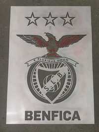 Grande Stencil em chapa Sport Lisboa e Benfica