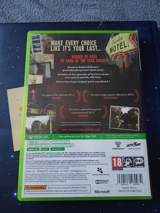 The Walking Dead GOTY xbox 360 stan bdb