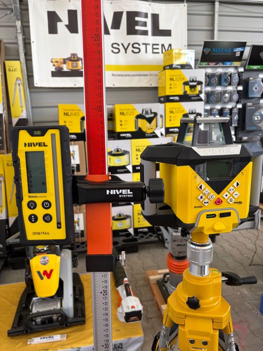Nivel System Niwelator laserowy NL 620 R lata statyw RD 600 Nowy fv