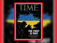 Журнал Time Magazine 26 Feb 2024 The First AI War Україна