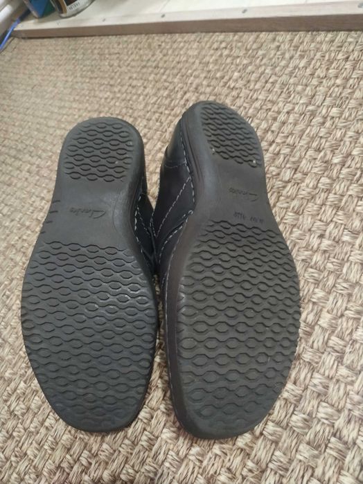 Кожаные ботинки,полуботинки,туфли Clarks Soft размер 40-41.