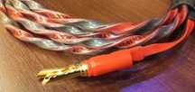 świetne kable Wireworld 2x2,5m helicon OFC banany