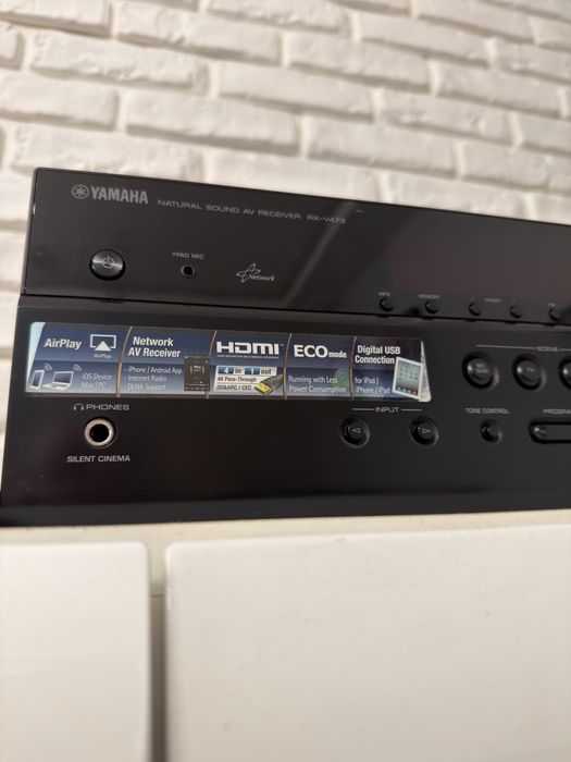 Amplituner Yamaha RX-V473 Łódź. Używany sprawny.
