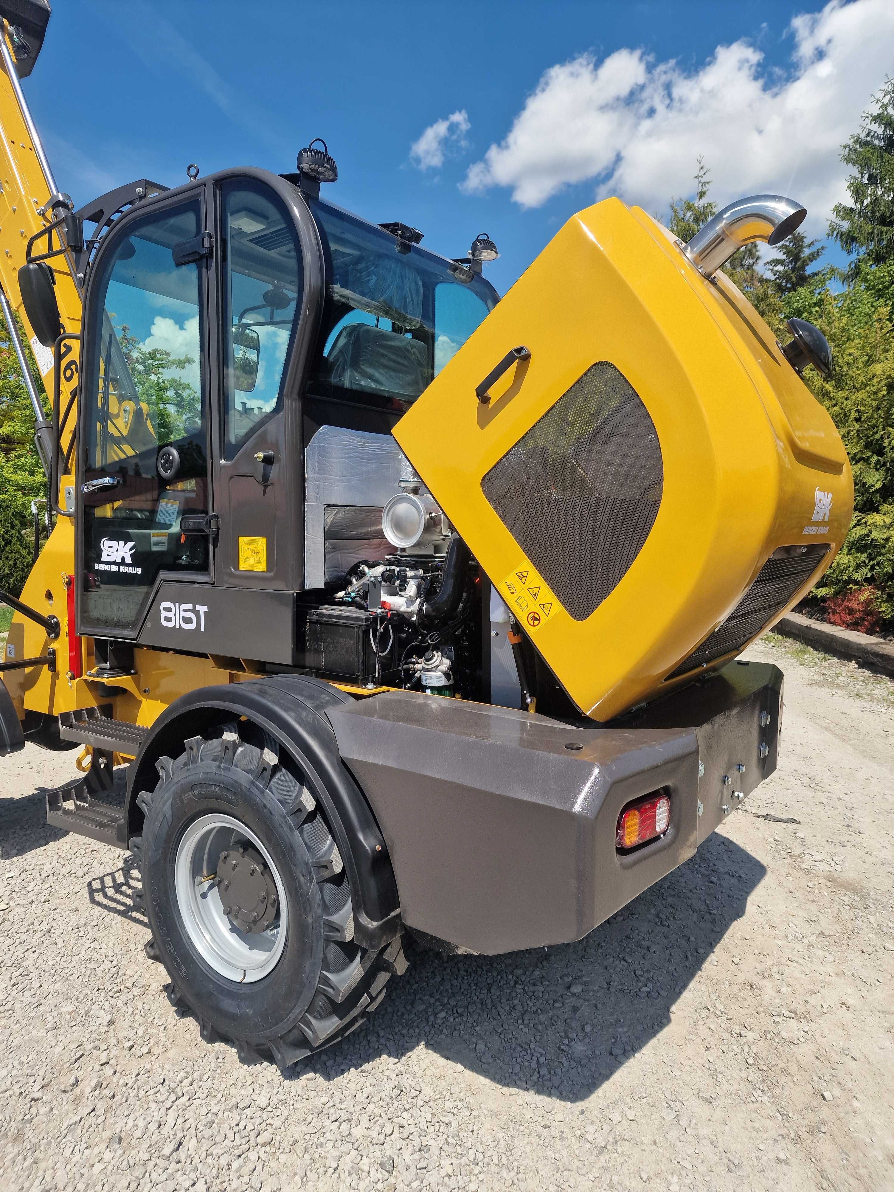 Ładowarka kołowa z kabina Berger Kraus BK816T do 1600kg Teleskopowa