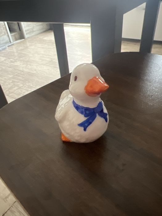 Figurka kaczka ceramiczna