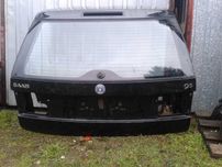 SAAB 95 Kombi Klapa tył tylna Szyba Instalacja Zamek Siłownik Znaczek