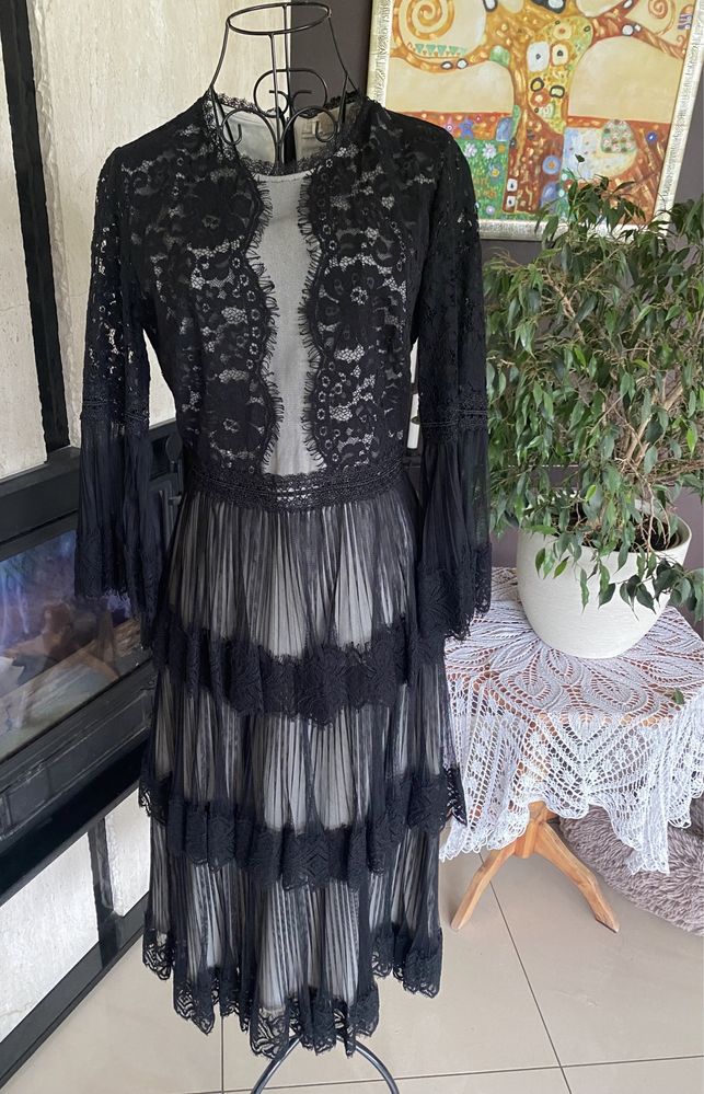 Lilly piękna sukienka wieczorowa elegancka 38 tylko Przesyłki OLX