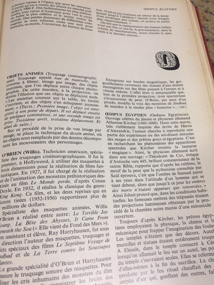Dicionário Magia Francês 1960