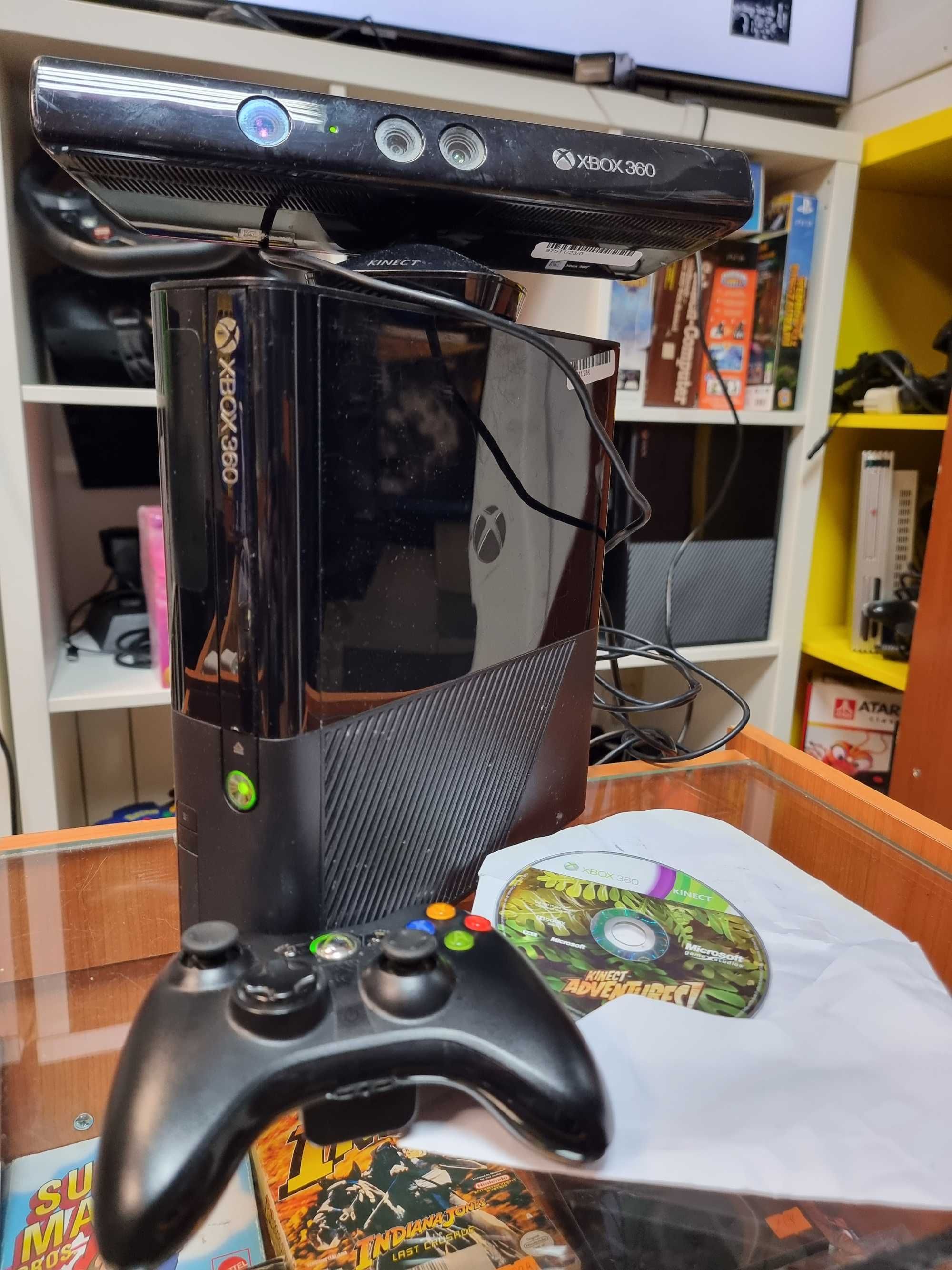 Konsola XBOX 360 SLIM E 4GB+Kinect+Gra Sklep Wysyłka Wymiana Prezent