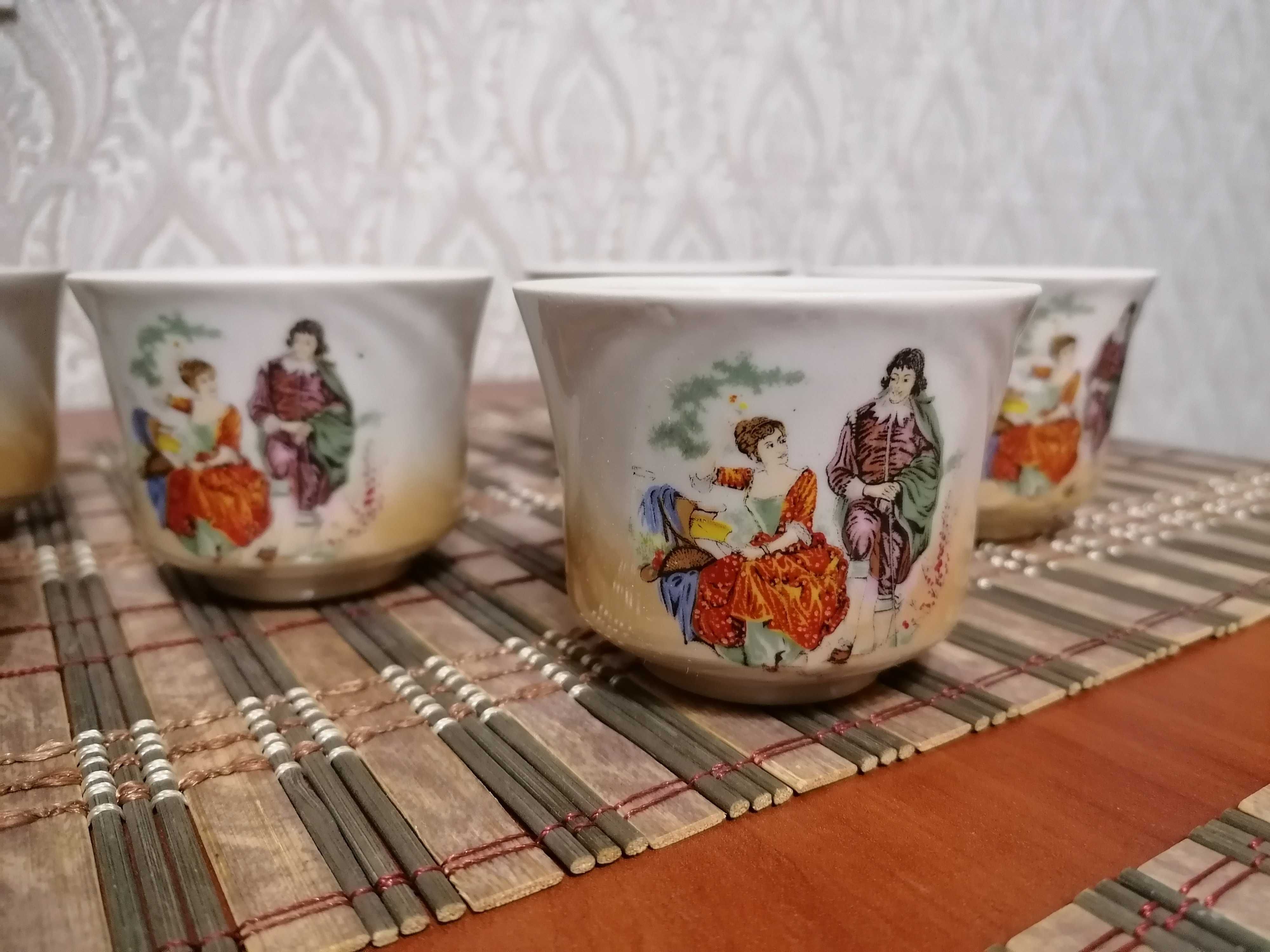 Кавовий ретро-сервіз, 12 предметів | Сервіз для кави