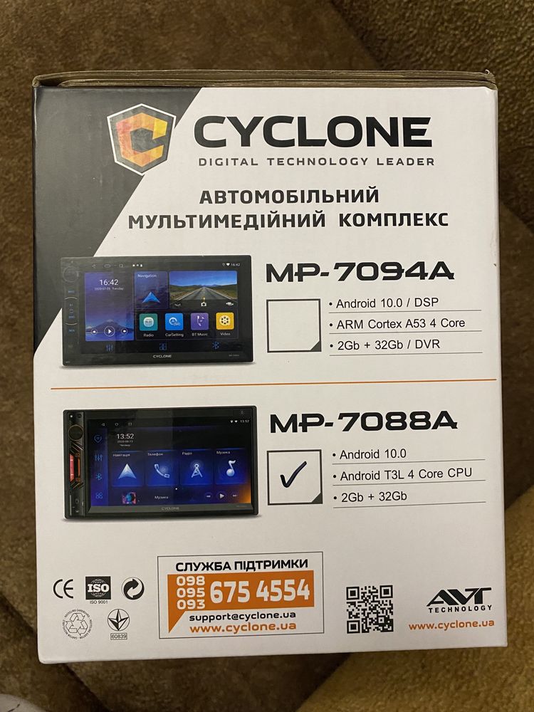 Магнитола android андроид cyclone