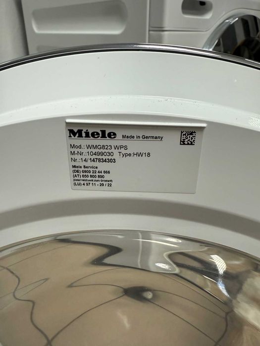 Pralka Miele W1 WMG 823 WPS CIEPŁA -ZIMNA woda TwinDos WiFi 8kg GW