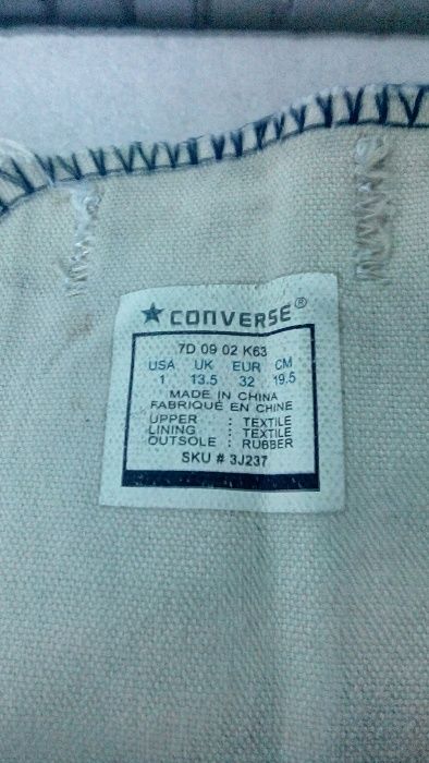 Кеды детские Converse р32