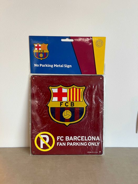 FC Barcelona Znak No Parking Sign Barca Tabliczka Nie parkować