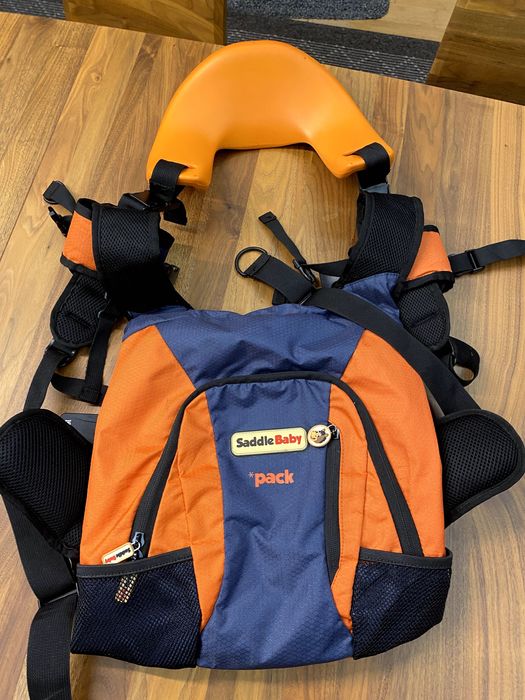 Nosidełko dla dzieci Saddle Baby Pack z plecakiem
