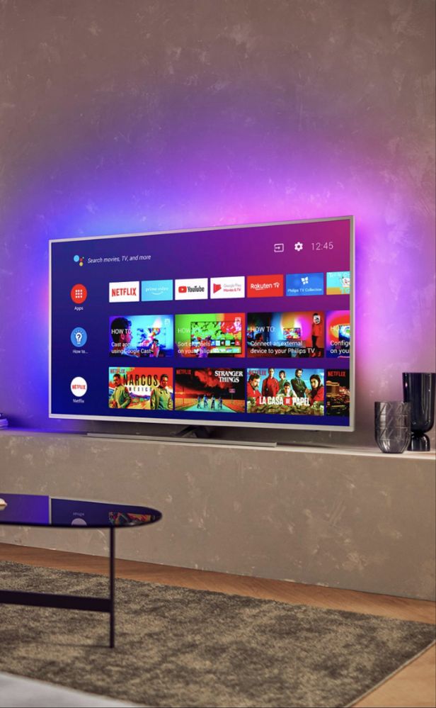 Телевізор Phillips 58” з Ambilight підсвіткою