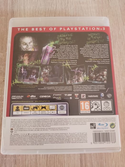 Batman arham asylum ps3