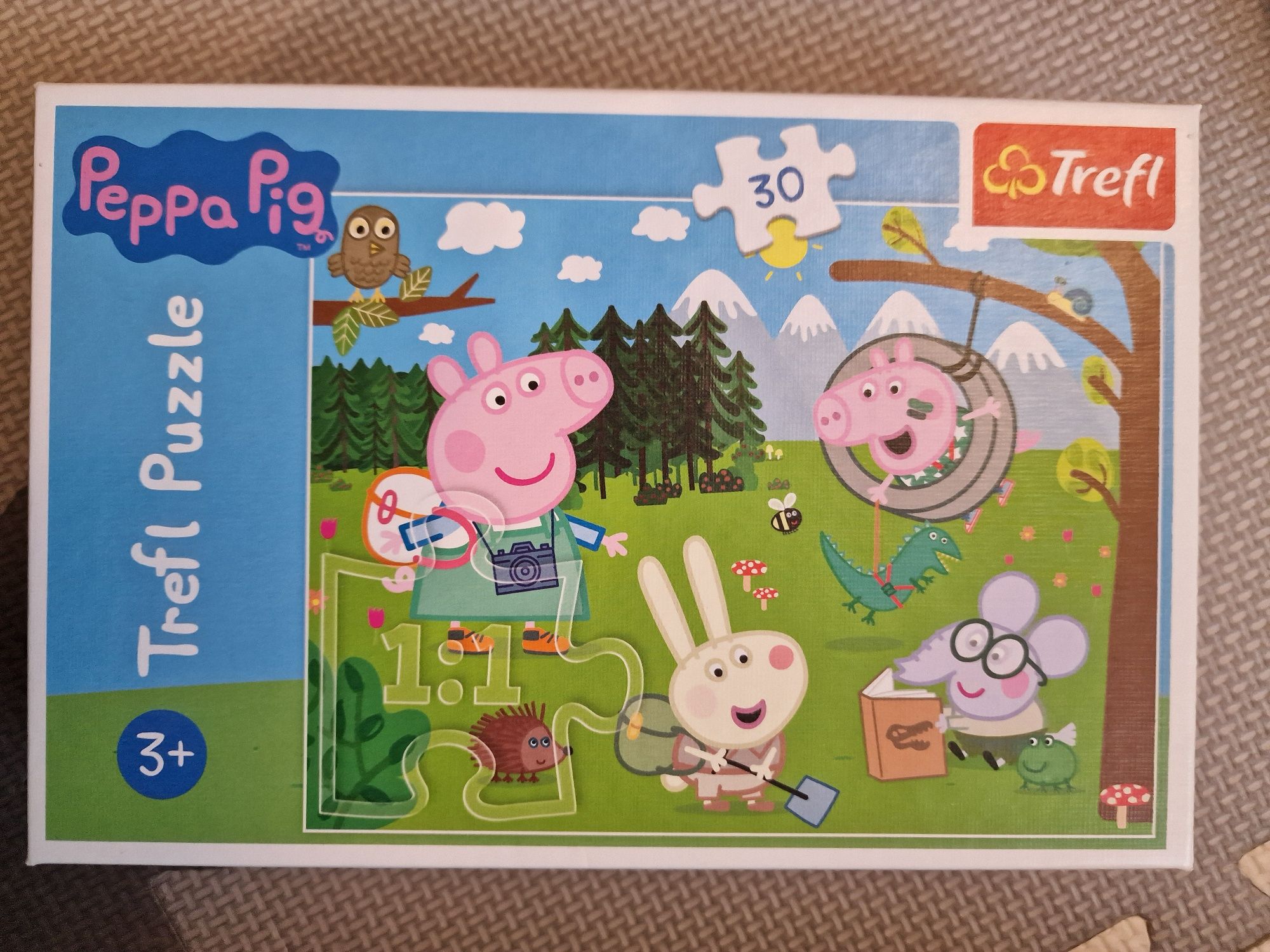 Puzzle Świnka Peppa Peppa Pig Trefl 30 elementów