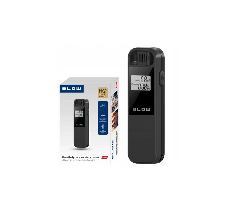 ALKOMAT Bezustnikowy profesjonalny policyjny półprzewodnikowy LCD