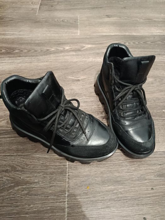 Зимові черевики шкіряні, ботинки, високі кеди38 розмір