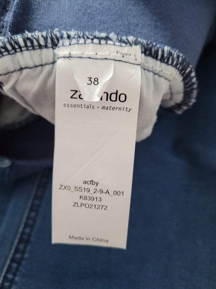 Spodnie jeansy ciążowe Zalando 38 Skinny Fit