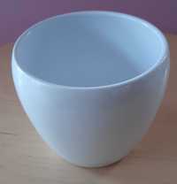 Vaso de Cerâmica Branco 13.5x12.5cm
