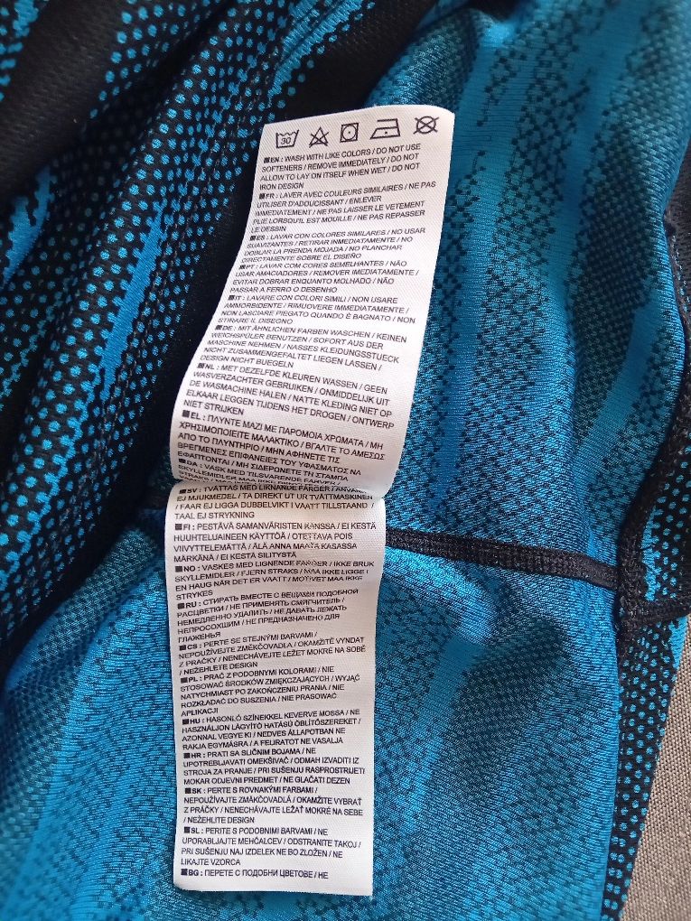 Koszulka męska Nike niebiesko czarna S