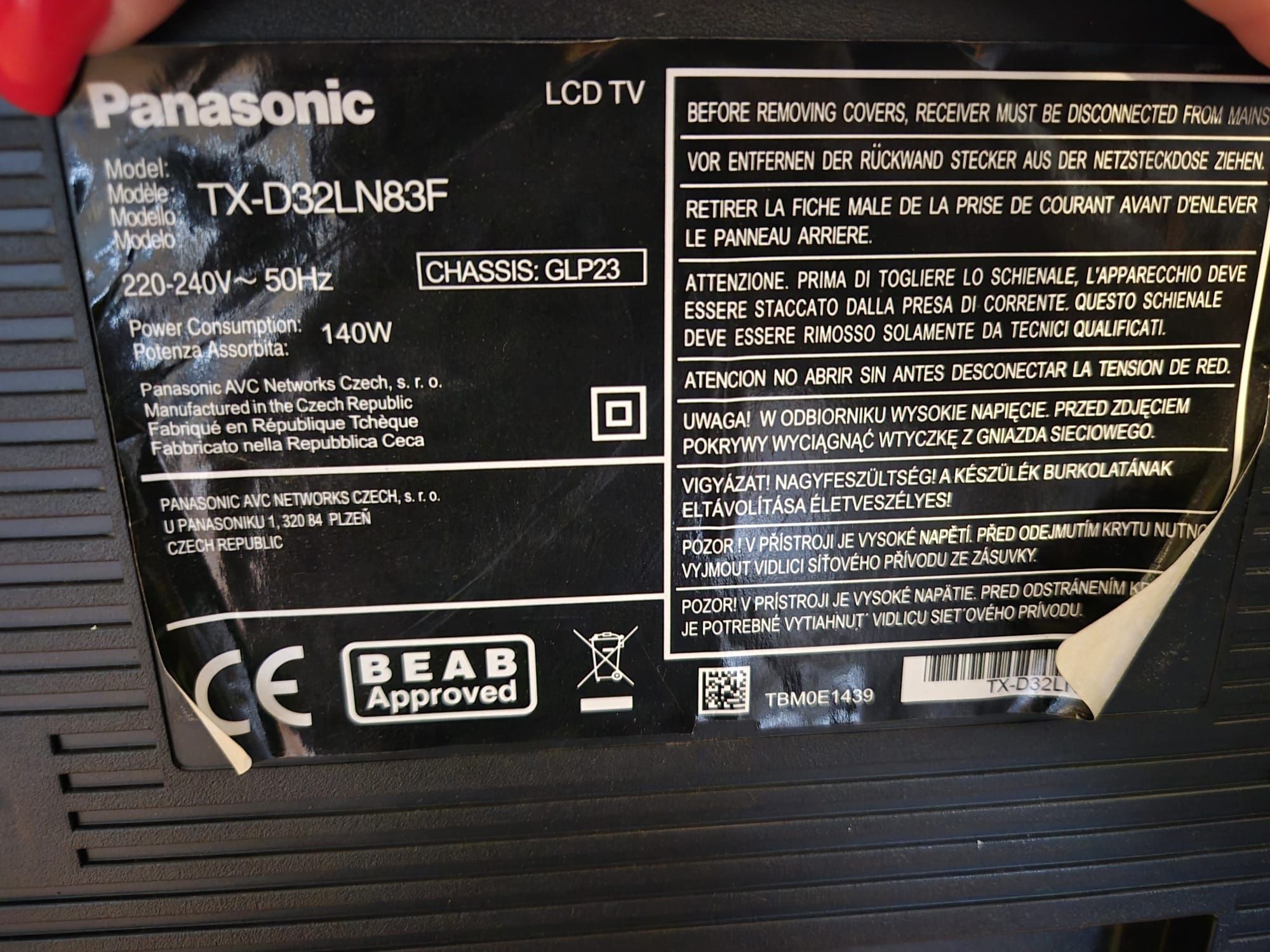 Telewizor Panasonic LED 32 Cale