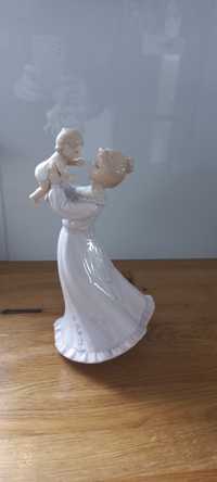 Kobieta i dziecko porcelanowa figutka Amalfi Collezione