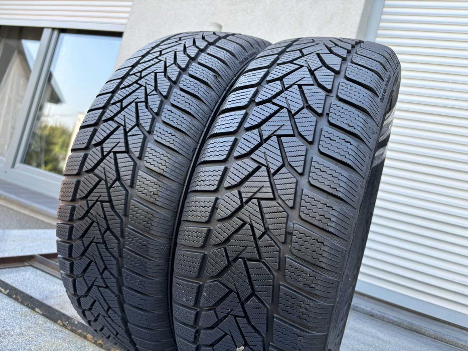 2szt zimowe 205/60R16 Uniroyal 7,4mm 2021r świetny stan! Z5354 gwaran