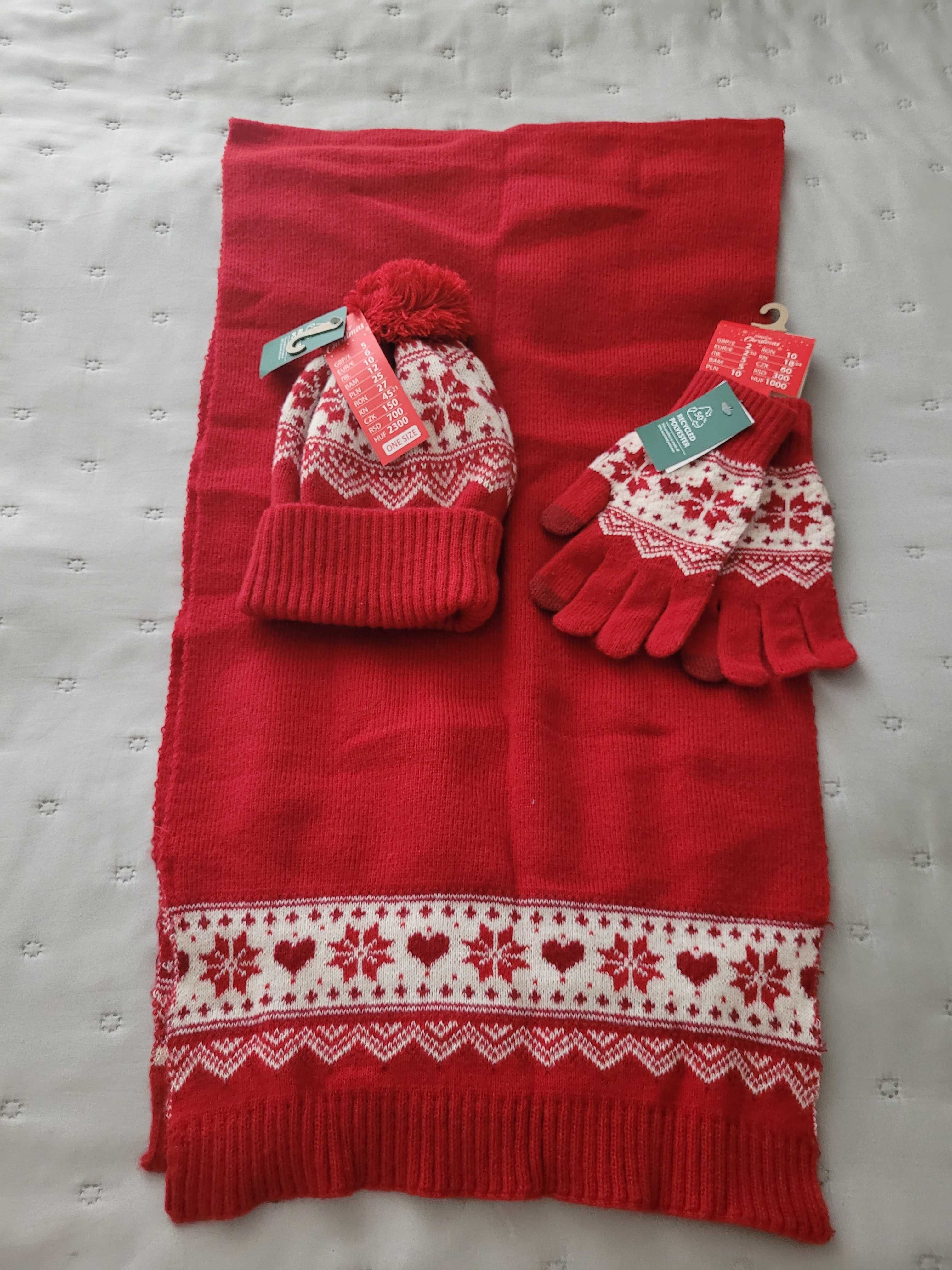 Czapka, szalik, rękawiczki