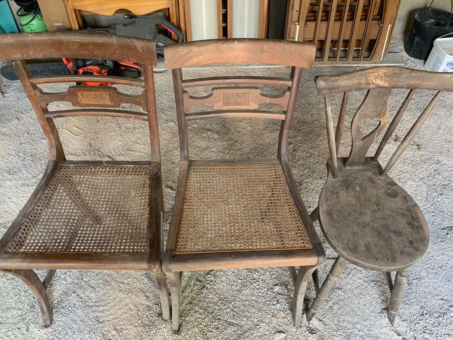 Cadeiras de palhinha