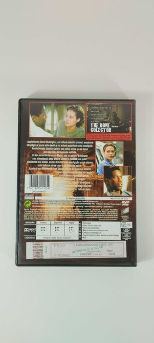 O Coleccionador de Ossos - DVD - Denzel Washington