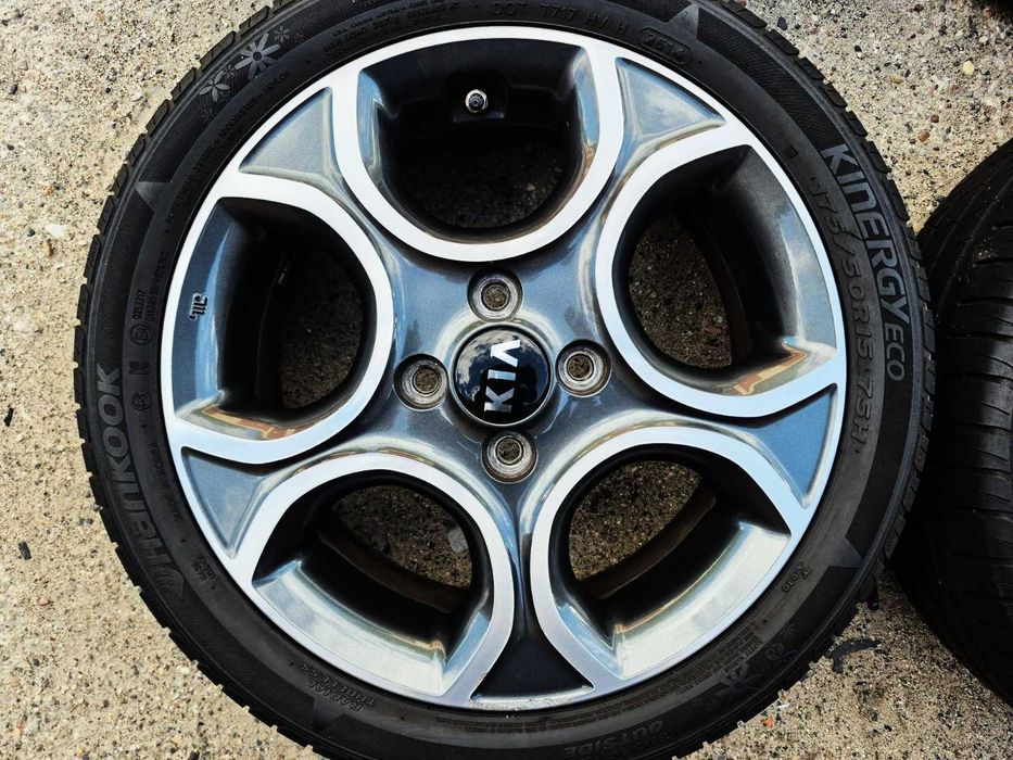 Kia Picanto Alufelgi Koła Zima 15 Cali 4x100 ET52+Czujniki