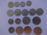 moedas 0,1, 0,5, 1, 5, 10, 25 50 e 100 Pesetas Espanha
