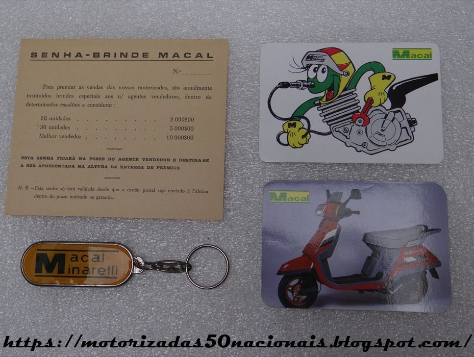 Conjunto de Artigos de Colecionador Macal