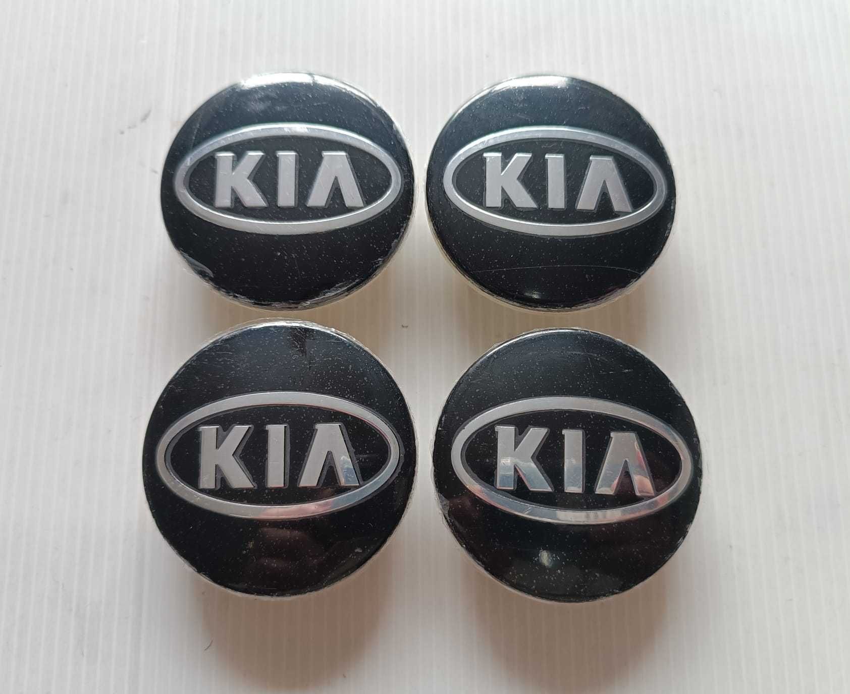 Centros/tampas de jante completos KIA com 56, 58, 60, 65 e 68 mm