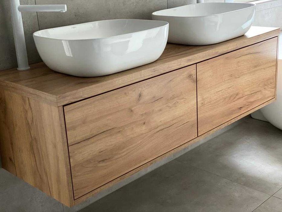 Szafka pod umywalkę - 140 cm - BLUM