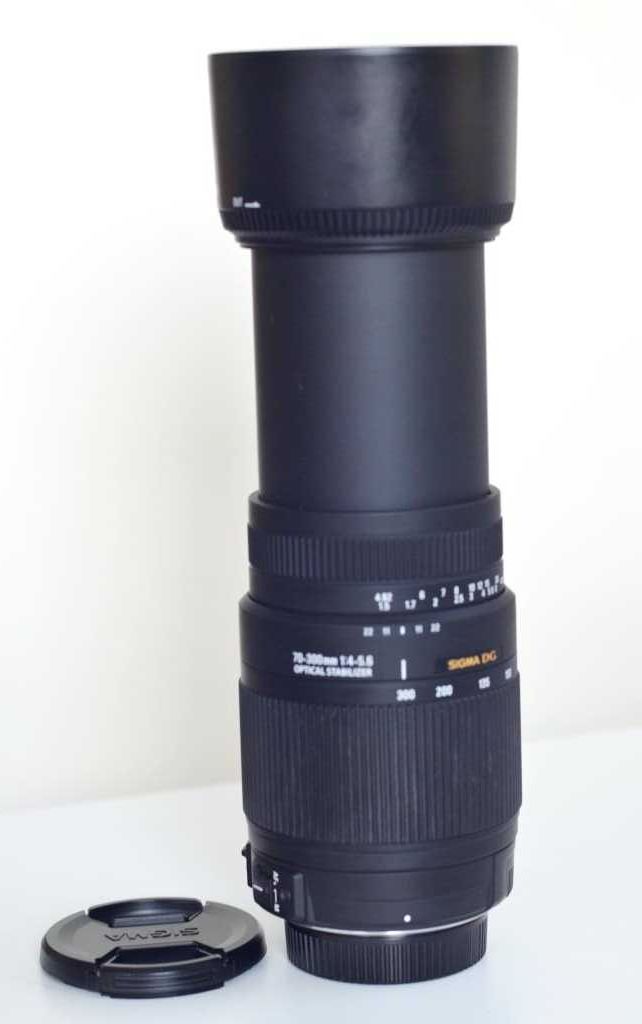 Фото объектив Sigma AF 70-300mm F/4-5.6 DG OS телевик для Nikon