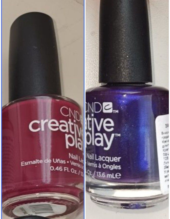 Лак для ногтей CND Creative Play. Шикарные цвета.