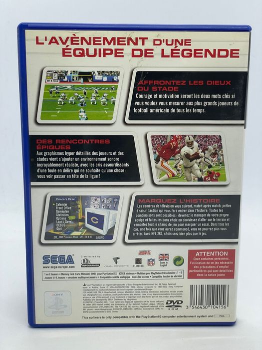 NFL 2K3 PS2 Po Angielsku Kompletna