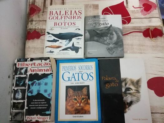 Vários livros de literatura nacional e internacional