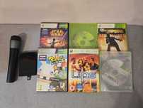 Akcesoria XBOX 360 Slim - Dysk 250GB Kinect  Mikrofon gry zasilacz
