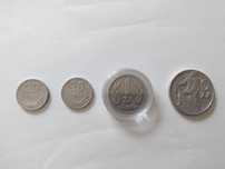 1zł 1957 bez znaku mennicy polskiej, 5zł Rybak 1974 20gr 1973 2 sztuki