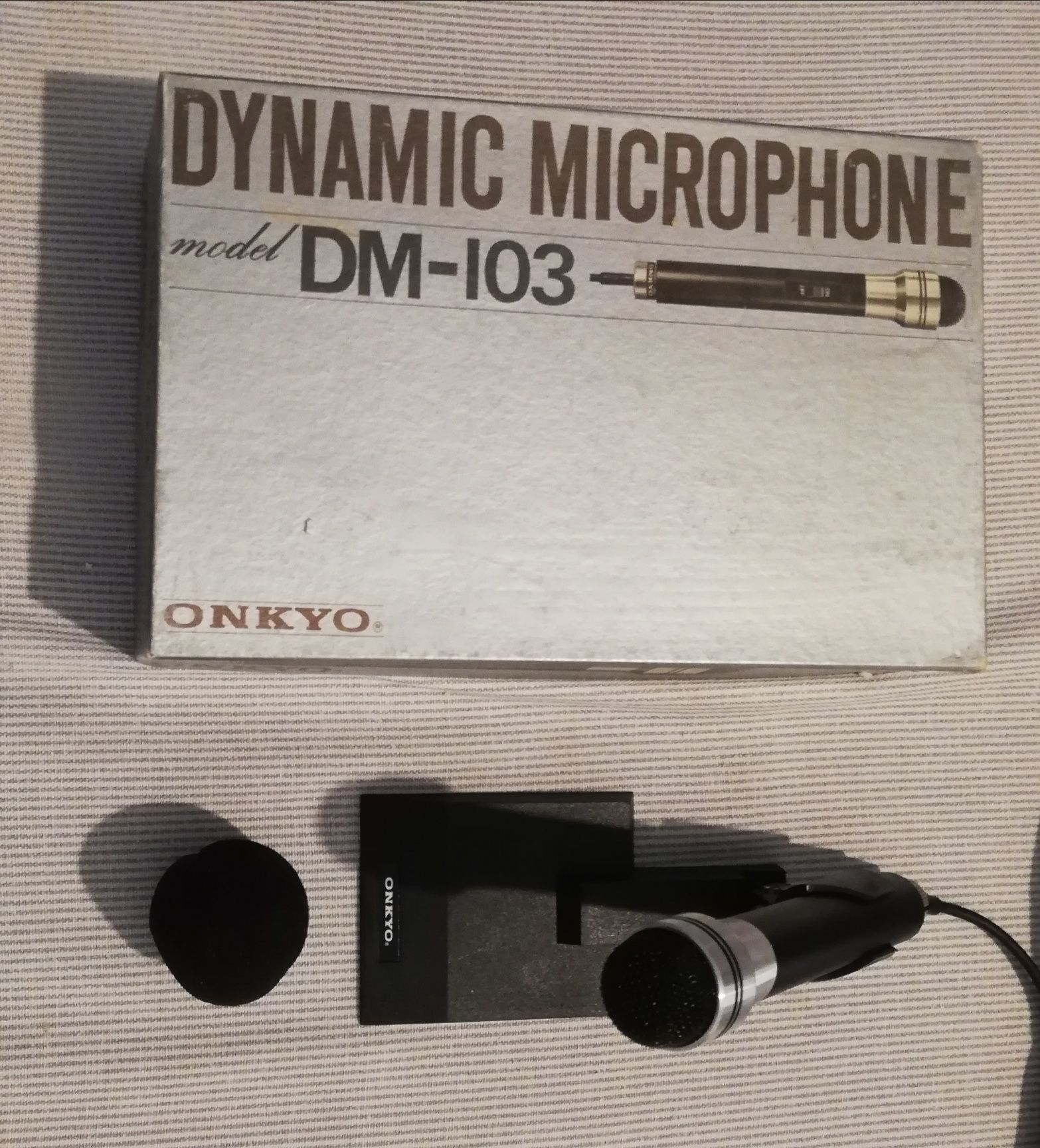 2 microfones Onkyo (Modelo DM-103) impecáveis