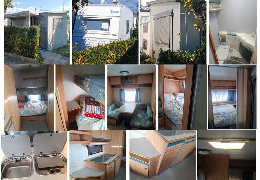 Caravana + avançado semi fixo