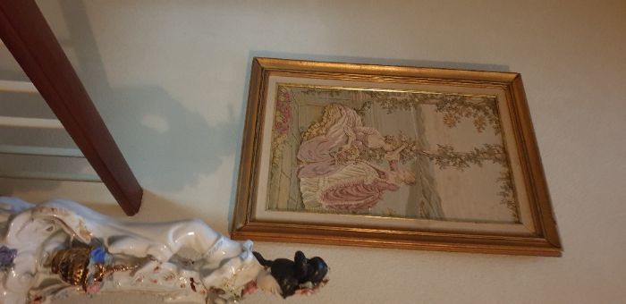 Quadro Goblein tapeçaria