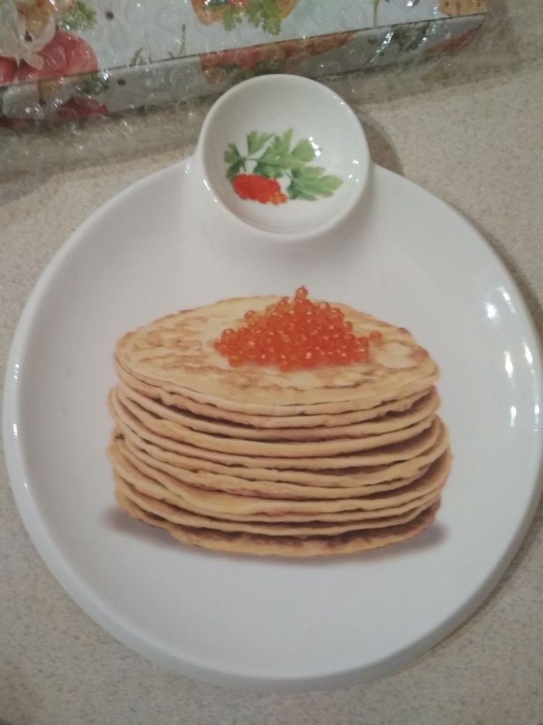Блюдо для блинов Масленица