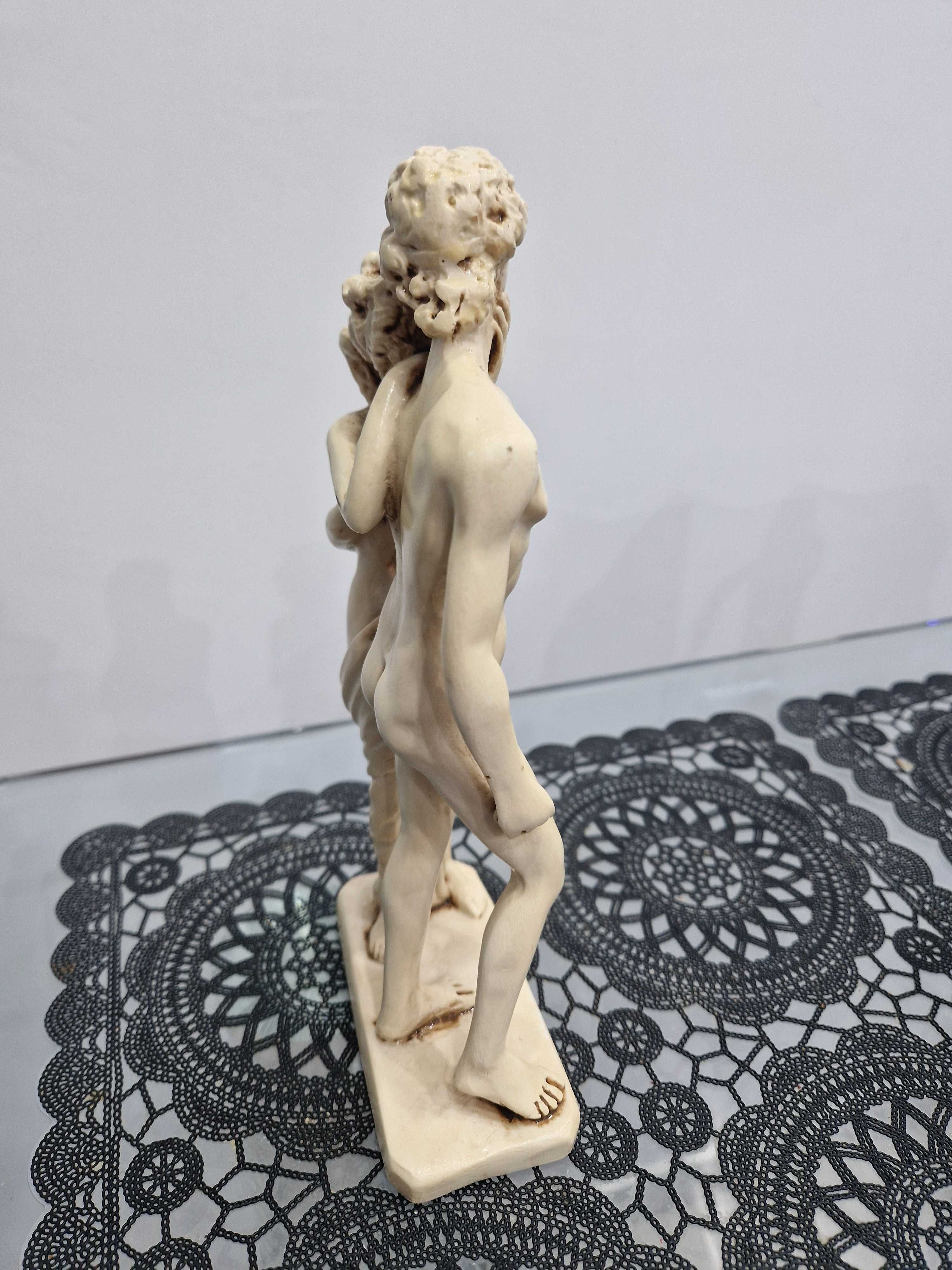 Rzeźba Alabaster cokół Marmur Wenus i Adonis według A. CANOVA h 21